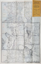 Load image into Gallery viewer, 1952 - Seattle, Washington (Kroll's New Map Seattle and Metropolitan Area) - Genuine Original Map
