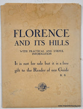Load image into Gallery viewer, Genuine-Original-Map-Florence-and-its-Hills---Italy-1950s-Calvino-R-Bartolini-Maps-Of-Antiquity
