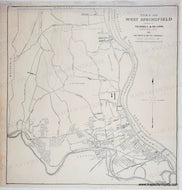 Genuine-Antique-Map-Town-of-West-Springfield-MA-1915-Merrill-Sears-Price-Lee-Maps-Of-Antiquity