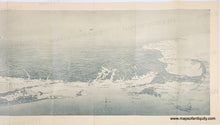 Load image into Gallery viewer, 1930 - Hammond's Bird's Eye View Map of New York to Boston, Showing All Points of Interest on the East River, Long Island Sound and the Rhode Island and Massachusetts Coast. - Antique Map
