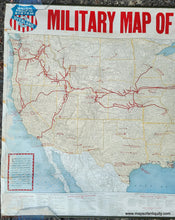 Load image into Gallery viewer, Genuine-Antique-Map-Military-Map-of-the-United-States-of-America-Showing-location-of-all-forces-in-training--1917-Poole-Brothers---Union-Pacific-System-Maps-Of-Antiquity
