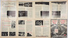 Load image into Gallery viewer, 1927 - Geographically Correct Map of the United States of America showing lines of the Northern Pacific Railway - Genuine Antique Map

