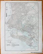 Load image into Gallery viewer, Antique-Map-Official-of-Oakland-Sacramento-Cal.-California-City-Cities-Home-Library-and-Supply-Association-Pacific-Coast-1892-1890s-1800s-Late-19th-Century-Maps-of-Antiquity-
