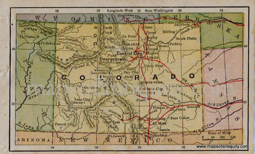 Antique-Map-Miniature-Map-of-Ohio-1880-Bradstreet-1800s-19th-century-maps-of-Antiquity