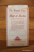 Load image into Gallery viewer, 1917 - The Alaska Line Antique Map Genuine Printed-Color Folding
