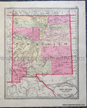 Load image into Gallery viewer, Antique-Map-Tunison&#39;s-New-Mexico;-verso:-Tunison&#39;s-Utah-Territory-and-Tunison&#39;s-Washington-Territory-United-States-West-1888-Tunison-Maps-Of-Antiquity-1800s-19th-century
