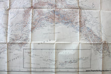 Load image into Gallery viewer, 1904 - Map Of Alaska Antique Genuine Topographical
