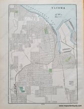 Load image into Gallery viewer, Genuine-Antique-Map-Map-of-Wyoming-Versos-Yellowstone-National-Park;-Tacoma-1903-Cram-Maps-Of-Antiquity
