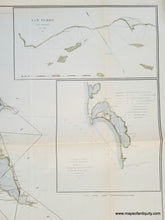 Load image into Gallery viewer, 1855 - Sketch J No. 2 Showing the Progress of the Survey on the West Coast of the United States, Sections X &amp; XI, From 1850 to 1855 - Antique Map
