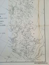 Load image into Gallery viewer, 1890 - Map of the First or Southeastern District of Alaska prepared by the U.S. Coast and Geodetic Survey for the Eleventh Census to accompany the report on Population and Resources of Alaska - Antique Map
