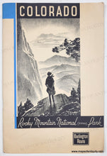 Load image into Gallery viewer, 1931 - Colorado Rocky Mountain National (Estes) Park - Burlington Route Guidebook - Genuine Antique Tourism Booklet
