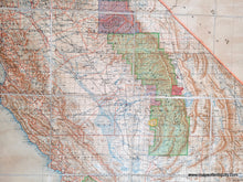 Load image into Gallery viewer, 1900 - State of California, Compiled from the official Records of the General Land Office and other sources, 1900 - Genuine Antique Map

