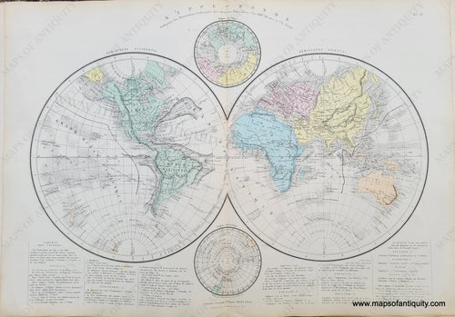 Genuine-Antique-Map-Mappe-Monde-with-a-table-indicating-the-Colonial-Possessions-of-the-World-Powers-1875-Drioux-&-Leroy-WOR369-Maps-Of-Antiquity