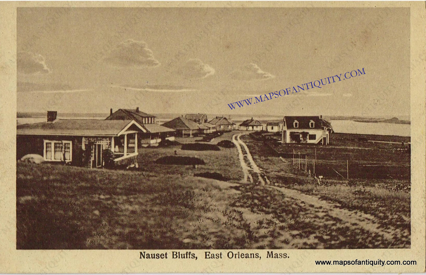 Antique-Postcard-Nauset-Bluffs-East-Orleans-Mass