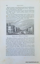 Load image into Gallery viewer, Genuine-Antique-Illustration-Eastern-view-in-Main-street,-Palmyra-(NY)-with-verso-Eastern-entrance-into-Lyons-(NY)-1841-Barber-Maps-Of-Antiquity
