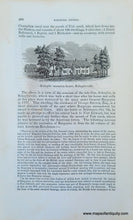 Load image into Gallery viewer, Genuine-Antique-Illustration-Schuyler-mansion-house,-Schuylerville-(NY)-with-verso-View-in-Ballston-(NY)-1841-Barber-Maps-Of-Antiquity
