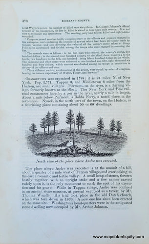 Genuine-Antique-Illustration-North-view-of-the-place-where-Andre-was-executed.-(Tappan,-New-York)-1841-Barber-Maps-Of-Antiquity