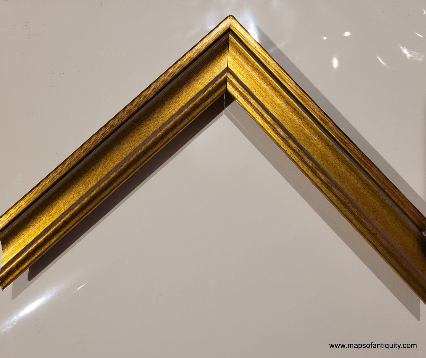 Custom-Conservation-Framing-Gold-Wood-Frame-for-Small-Pieces-11-x-14-to-16-x-18-inches-Framing-Gold-and-Silver-0-Custom-Maps-Of-Antiquity