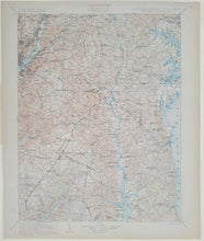 Load image into Gallery viewer, Genuine-Antique-Topographic-map-Patuxent-Quadrangle-Maryland-MD-Washington-DC-Antique-Topo-Map-Antique-Geological-&amp;-Topographical-Maps-Vermont-1906-USGS-Maps-Of-Antiquity-1800s-19th-century
