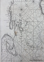 Load image into Gallery viewer, Genuine-Antique-Chart-A-Correct-Chart-of-the-Caribbee-Islands-1750-Mount-&amp;-Page-Maps-Of-Antiquity

