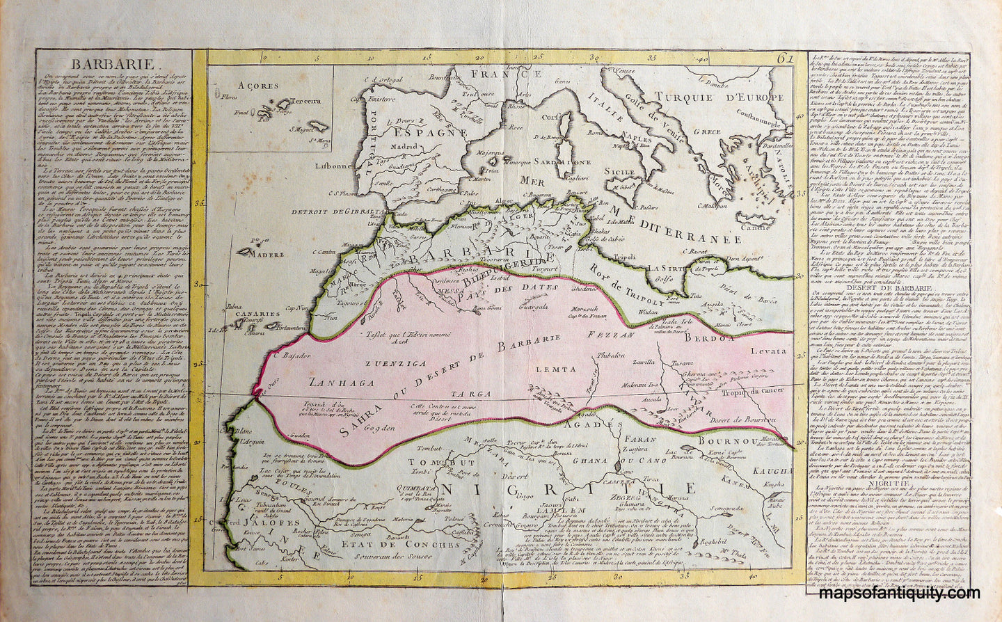 Antique-Hand-Colored-Map-Barbarie-Africa--1790-Clouet-Maps-Of-Antiquity