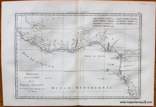 Antique-Map-Africa-Gulf-Guinea-Guinee-Bonne-Desmarest-1787