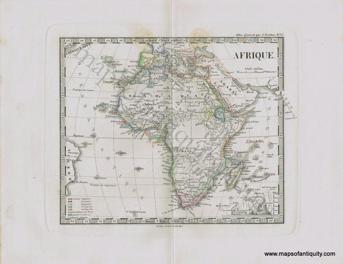 Africa-Afrique-Perthes-1871-Antique-Map-1870s-1800s-19th-century-Maps-of-Antiquity