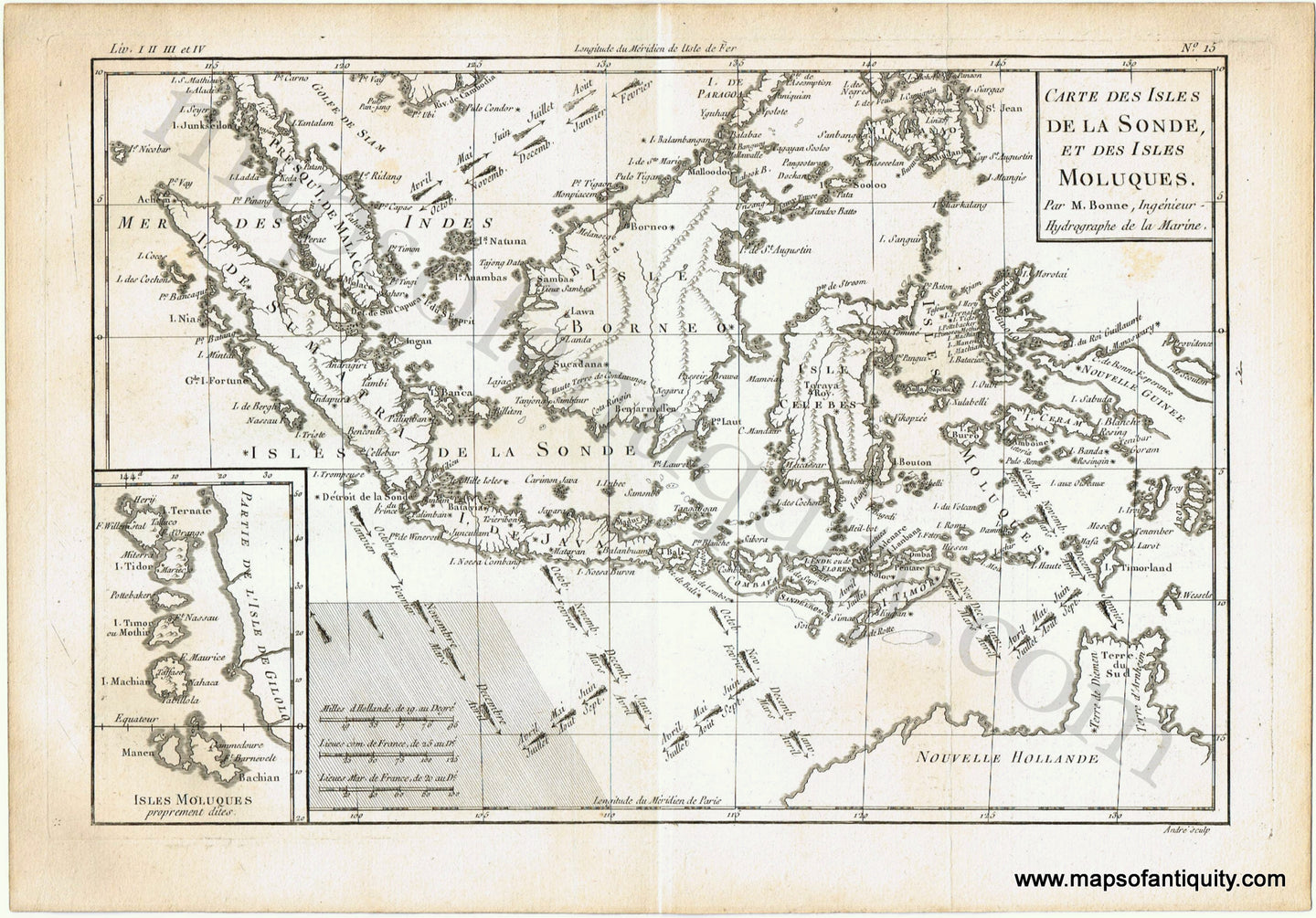 Antique-Map-Carte-des-Isles-de-la-Sonde-et-des-Isles-Moluques-East-Indies-Java-Sumatra-Borneo-Celebes-Malay-Archipelago