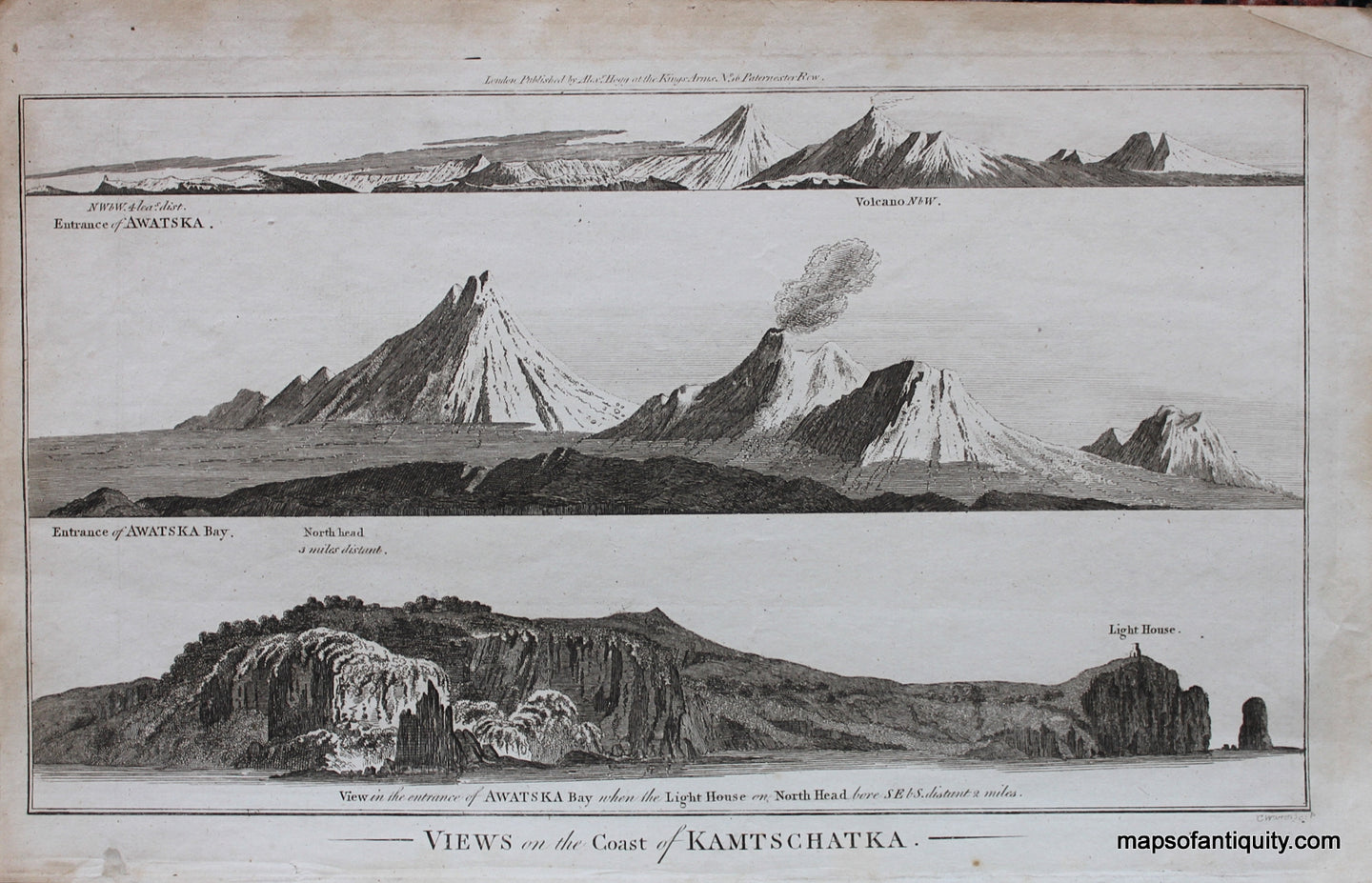 Black-and-White-Engraved-Antique-Views-Views-of-the-Coast-of-Kamtschatka.-Asia-Russia-in-Asia-1785-Cook-Maps-Of-Antiquity