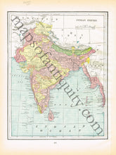 Load image into Gallery viewer, 1894 - China, verso: Persia, and Indian Empire - Antique Map

