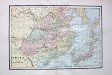 Load image into Gallery viewer, Antique-Printed-Color-Map-China-verso:-Persia-and-Indian-Empire-Asia-China-Persia-India-1894-Cram-Maps-Of-Antiquity
