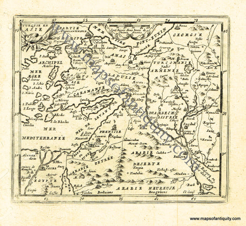 Antique-Black-and-White-Map-Turquie-en-Asie-(Turkey-in-Asia)-Asia-Turkey-in-Asia-1725-De-Aefferden-Maps-Of-Antiquity