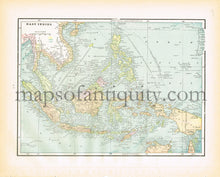 Load image into Gallery viewer, 1894 - Java, verso: East Indies - Antique Map
