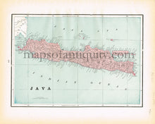Load image into Gallery viewer, Antique-Printed-Color-Map-Java-verso:-East-Indies-Asia-Southeast-Asia-&amp;-Indonesia-1894-Cram-Maps-Of-Antiquity
