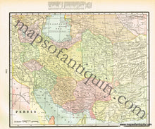 Load image into Gallery viewer, 1900 - Central Asia, comprising Turkestan, Afghanistan, Baluchistan and N.W. India, verso: Persia - Antique Map
