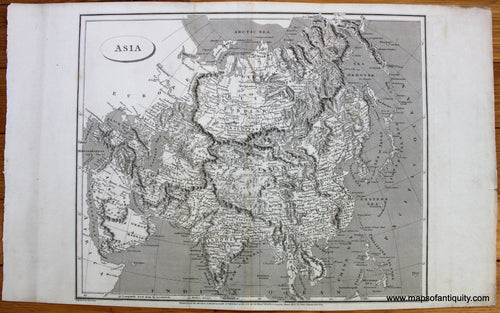 Antique-Uncolored-Map-Asia-Asia--1807-Longman-Hurst-Rees-&-Orme-Maps-Of-Antiquity