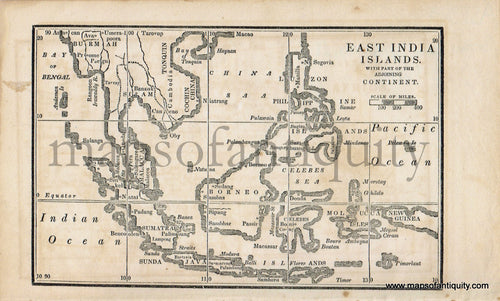 Antique-Black-and-White-Map-East-India-Islands-Asia-Southeast-Asia-&-Indonesia-1830-Boston-School-Geography-Maps-Of-Antiquity