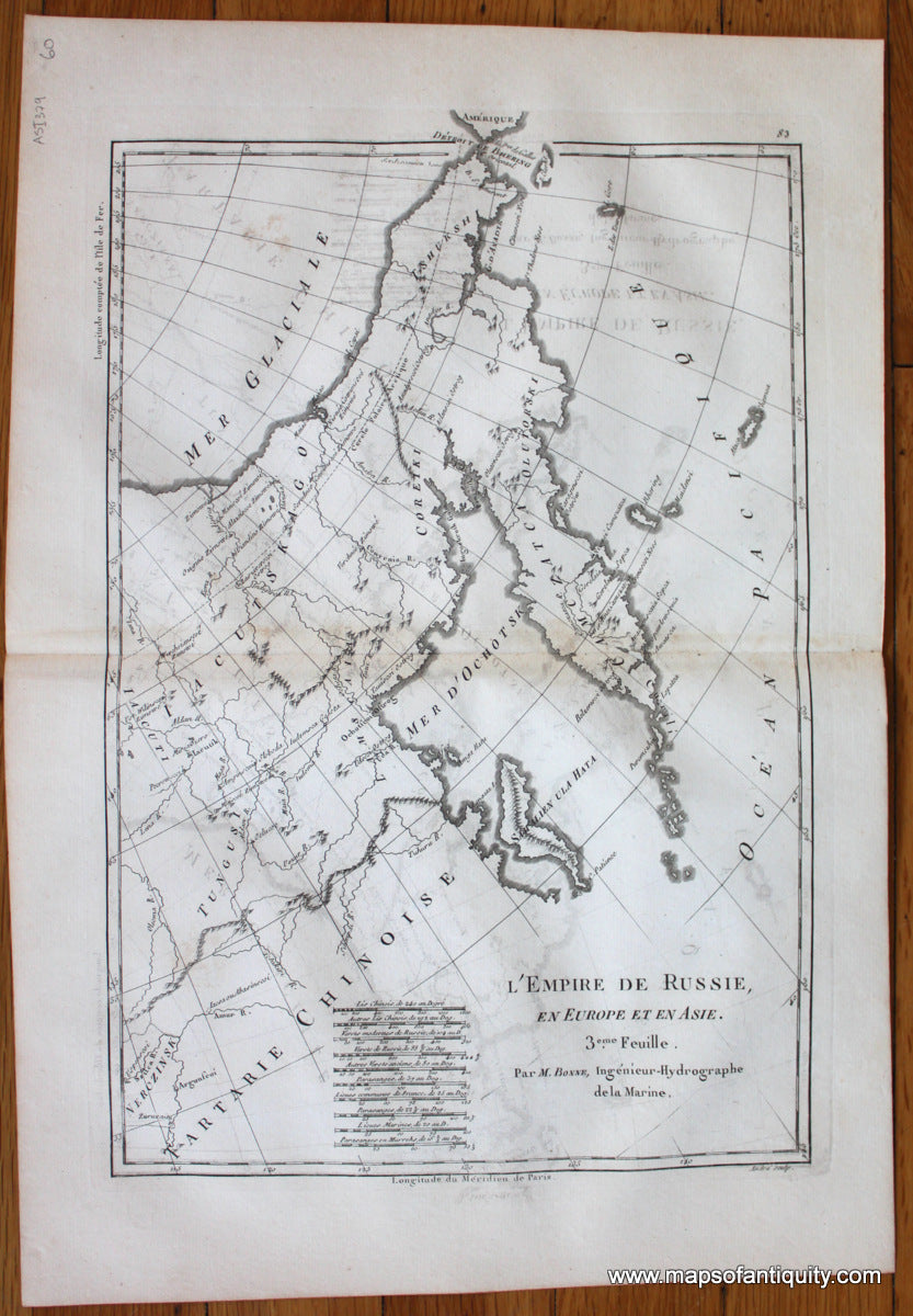 Antique-Map-Russia-Empire-Russie-Bonne-Desmarest-1787