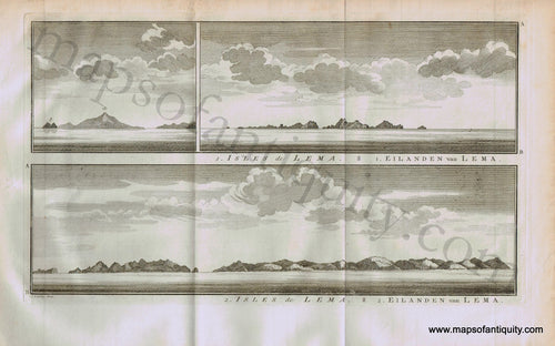 Antique-Engraving-Asia-Isles-de-Lema-/-Eilanden-van-Lema.-1749-Schley--1700s-18th-century-Maps-of-Antiquity
