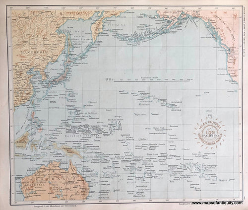 '-Pacific-Ocean-and-Islands-Asia-Pacific-1899-P.-Jose-Algue/USC&GS-Maps-Of-Antiquity-1800s-19th-century