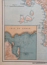 Load image into Gallery viewer, 1899 - Leyte Island Philippines - Antique Map
