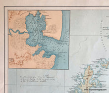 Load image into Gallery viewer, 1899 - Northern Paragua Island Philippines - Antique Map
