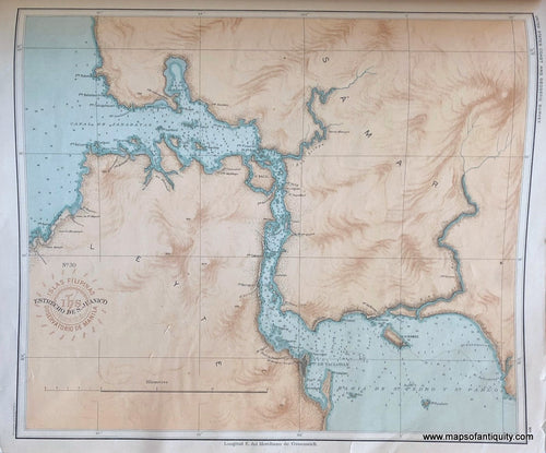'-San-Juanico-Strait-Philippines-Asia-Southeast-Asia-&-Indonesia-1899-P.-Jose-Algue/USC&GS-Maps-Of-Antiquity-1800s-19th-century