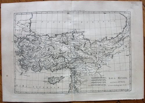 Genuine-Antique-Map-Asia-Minor-Asia-Turkey-&-the-Mediterranean-1787-Bonne-and-Desmarest-Maps-Of-Antiquity-1800s-19th-century