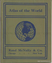 Load image into Gallery viewer, Genuine-Antique-Atlas-Atlas-of-the-World-1917-Rand-McNally-&amp;-Co.-Maps-Of-Antiquity
