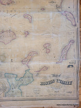 Load image into Gallery viewer, Genuine-Antique-Wall-Map-Map-of-Boston-and-its-Vicinity-1859-Walling-Baker-Maps-Of-Antiquity

