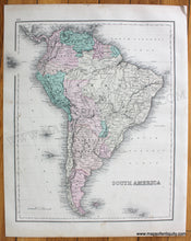 Load image into Gallery viewer, 1872 - West Indies and Central America, verso South America - Antique Map
