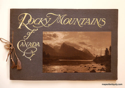 Antique-Photographic-Portfolio-Rocky-Mountains-of-Canada:-A-Selection-of-Twenty-Four-Artistic-Views-of-the-Canadian-Rockies-**********-Canada--1915-Harmon-Maps-Of-Antiquity