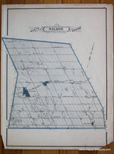 Load image into Gallery viewer, 1881 - Map of North Dumfries Township &amp; Map of Wilmot Township - Antique Map
