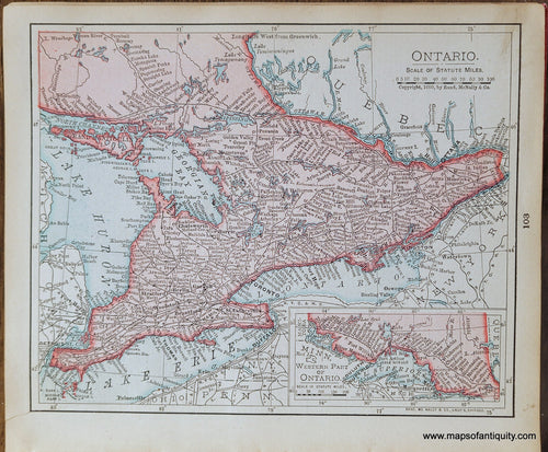 Genuine-Antique-Map-Ontario-1900-Rand-McNally-Maps-Of-Antiquity